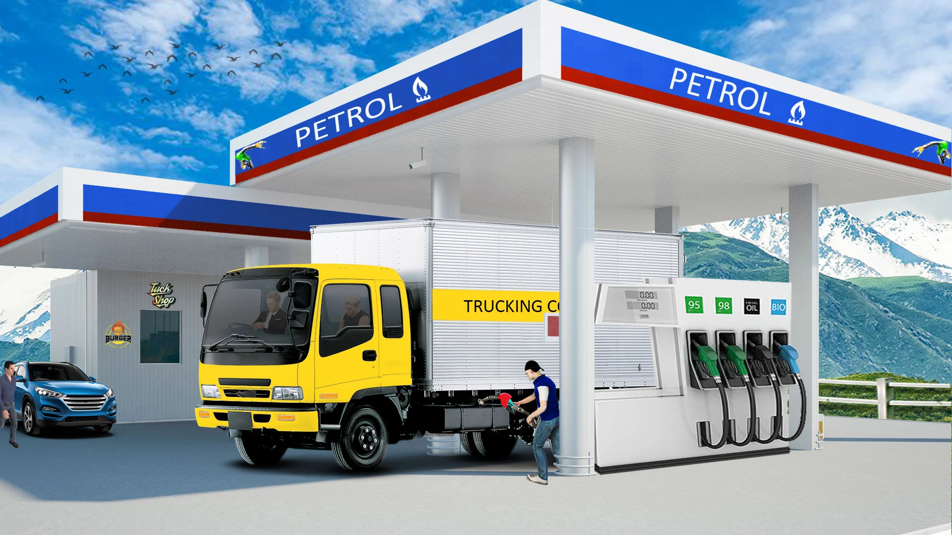 Truck Driving Game Euro Truck screenshot